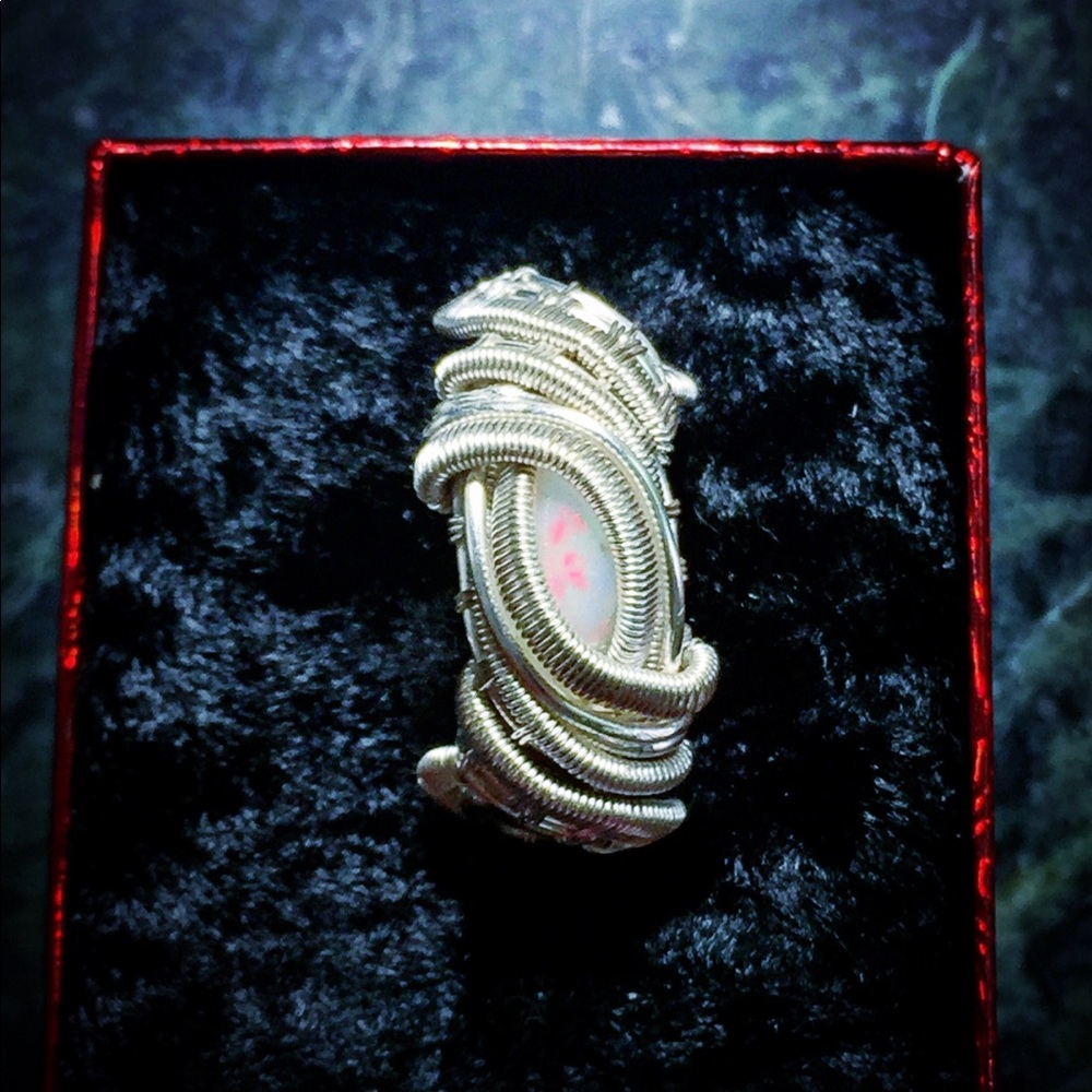 Opal ring.